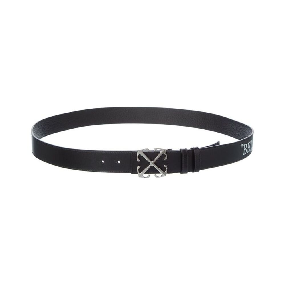 Off-White™ Leather Belt, Black